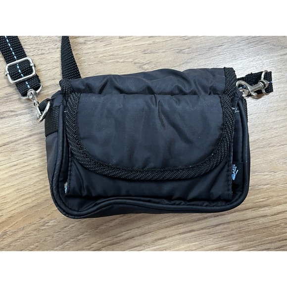 y2k MUDD Black Purse Crossbody Bag Vintage Y2K 90's Blue Mini - Picture 2 of 8